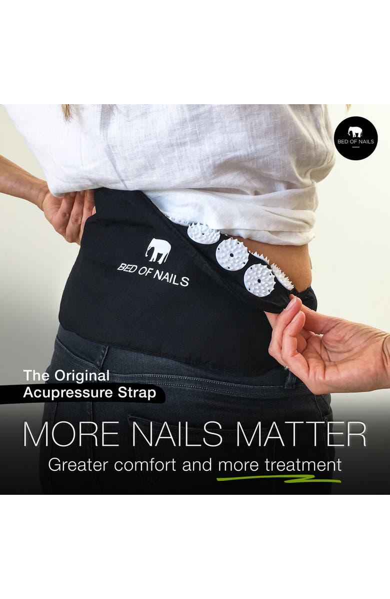 BED OF NAILS Bon Original Premium Acupuncture Strap, Alternate, color, Black