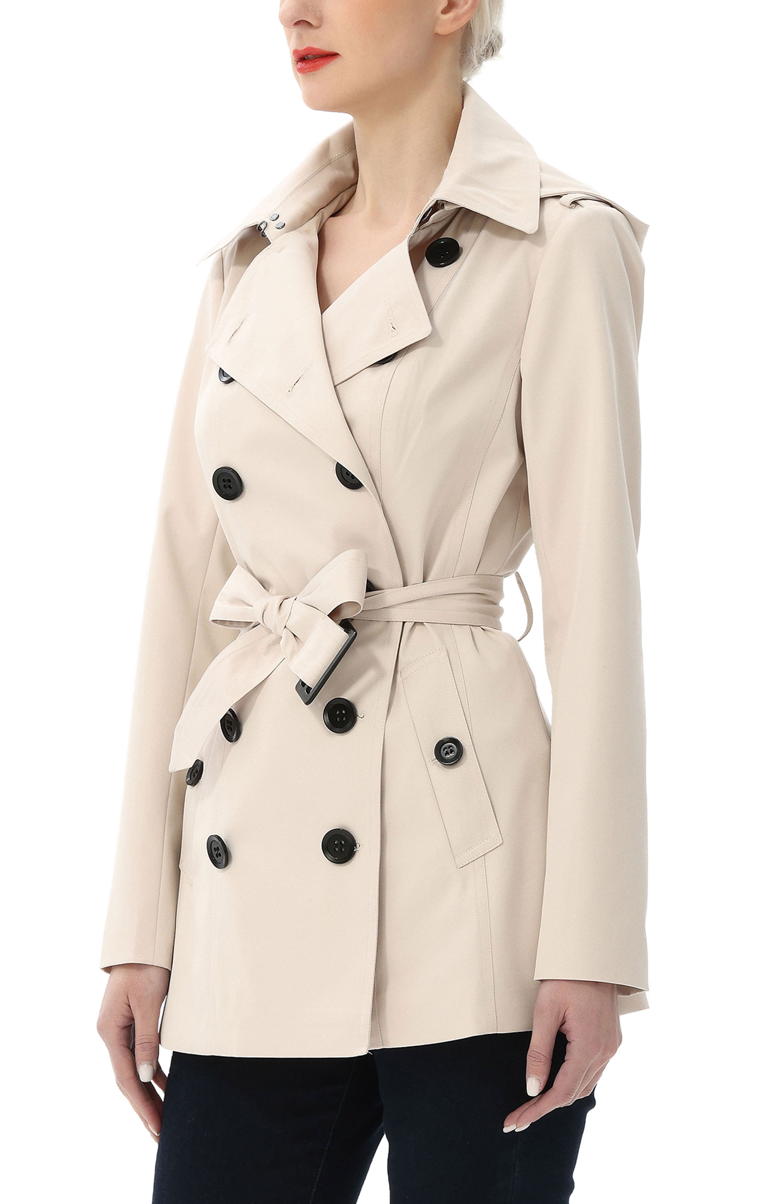 Kimi & Kai Women's Noa Short Trench Coat (Women) | Nordstrom