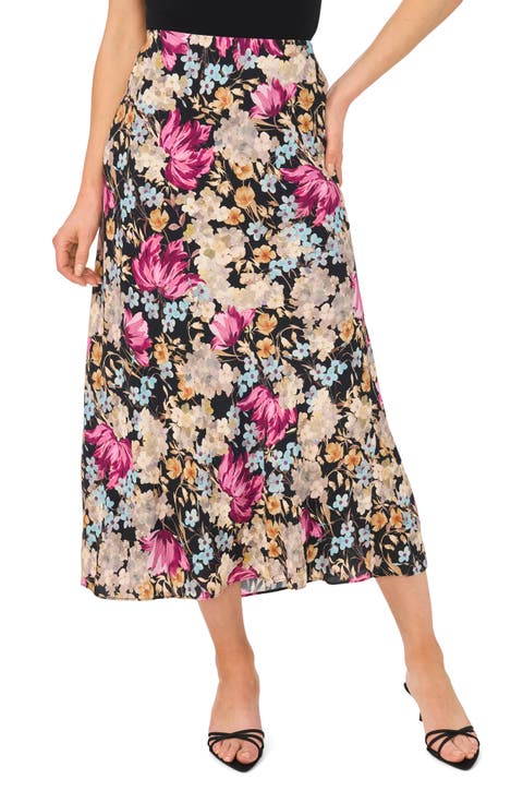 Pull On Midi Skirt