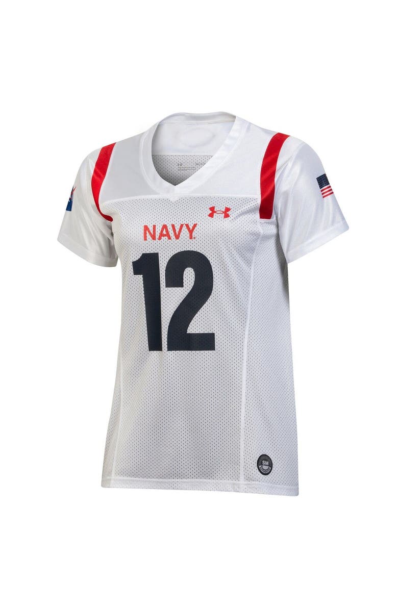 Under Armour Women's Under Armour White Navy Midshipmen 2022 Special Games Replica Jersey, Alternate, color, 
