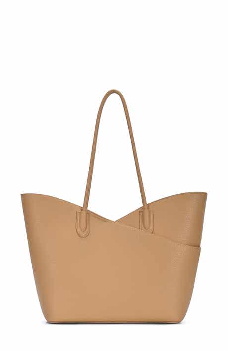Crisscross Faux Leather Tote