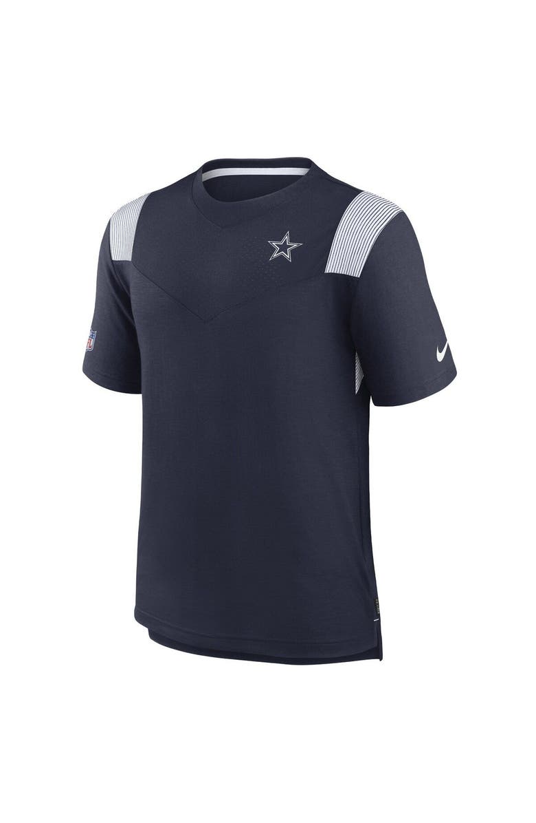Nike Men's Nike Navy Dallas Cowboys Sideline Tonal Logo Performance Player T-Shirt, Alternate, color, Navy