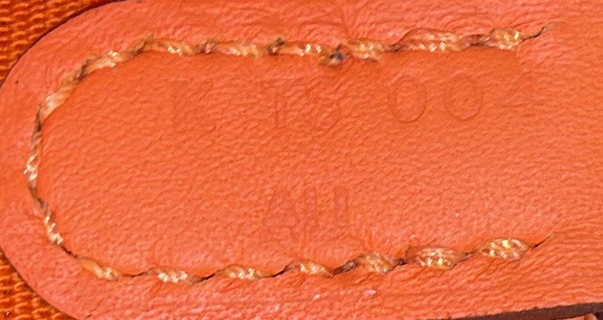 Pre-Owned Hermes Neo Evelyne Bag Toile and Leather TPM, Alternate, color, Feu