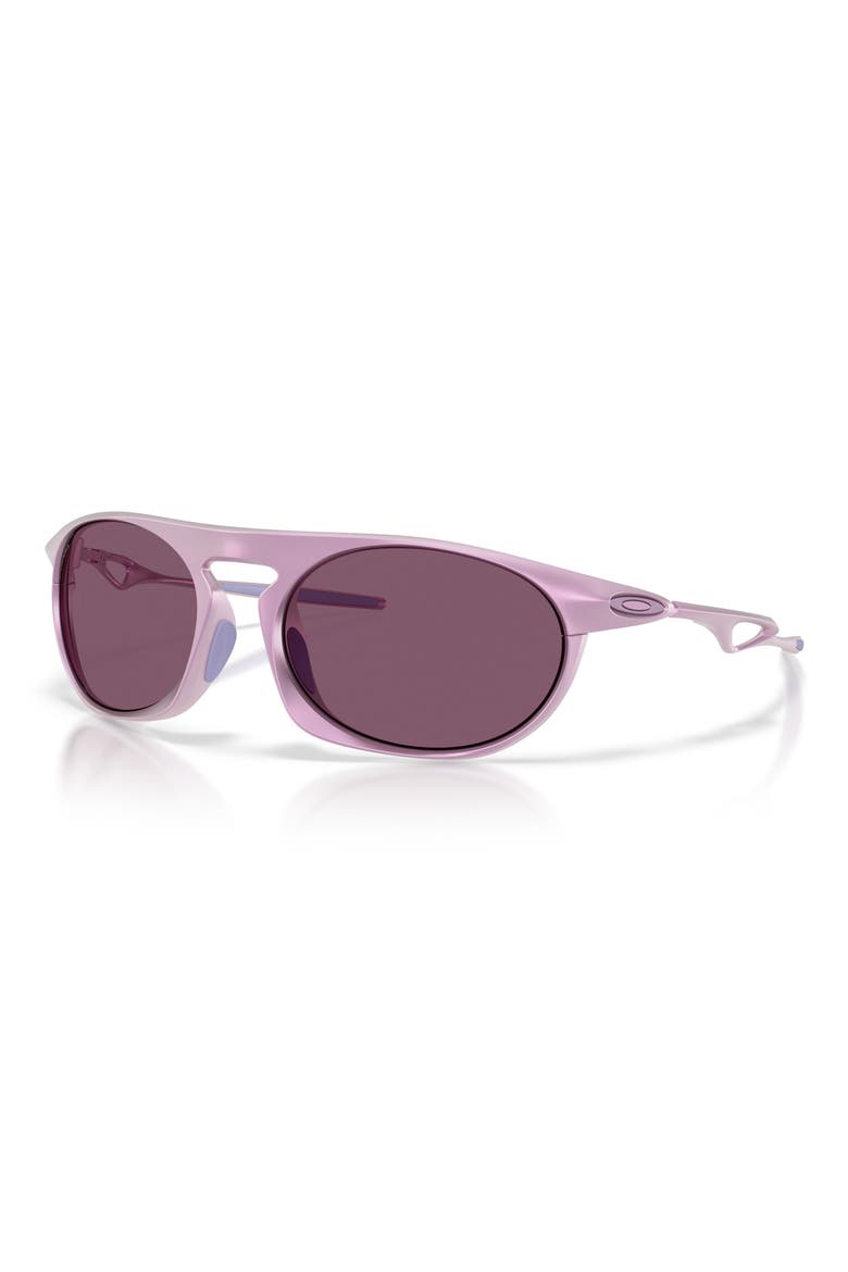 Neo Jacket 58mm Prizm™ Oval Sunglasses, Alternate, color, MATTE LAVENDER / PRIZM INDIGO