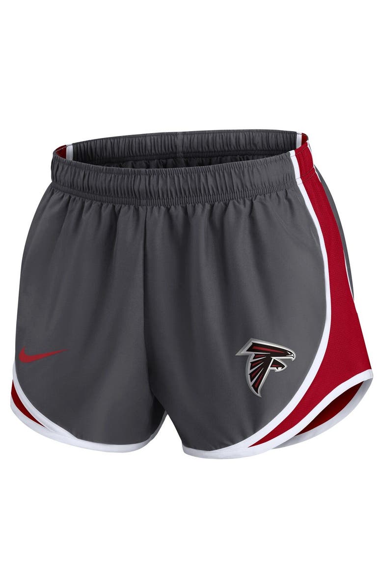 Nike Women's Nike Charcoal Atlanta Falcons Logo Performance Tempo Shorts, Alternate, color, Charcoal