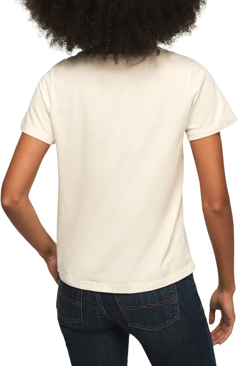 Lucky Brand Lucky Ribbon Crewneck T-Shirt, Alternate, color, Gardenia