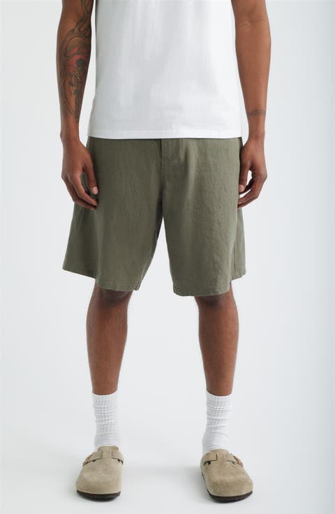 Devin Baggy Linen Blend Shorts