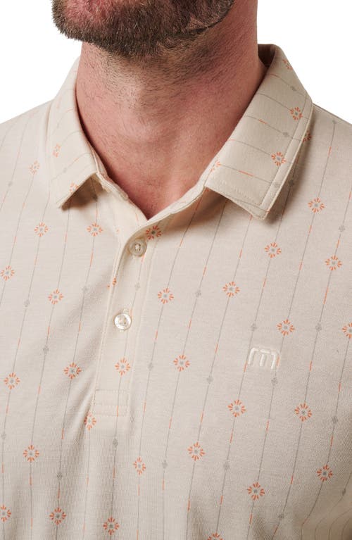 Travismathew Deco Floral Medallion Polo