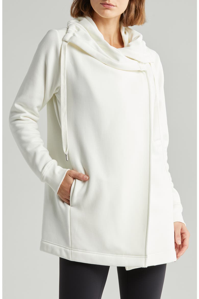 Amazing Cozy Wrap Jacket, Alternate, color, IVORY EGRET
