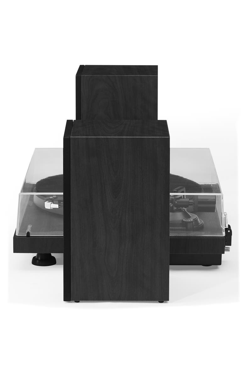 C62 Record Player with Speakers, Alternate, color, BLACK TONES