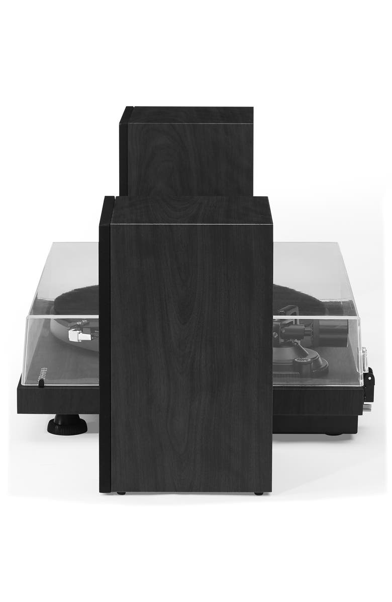 Crosley Radio C62 Record Player with Speakers, Alternate, color, Black Tones