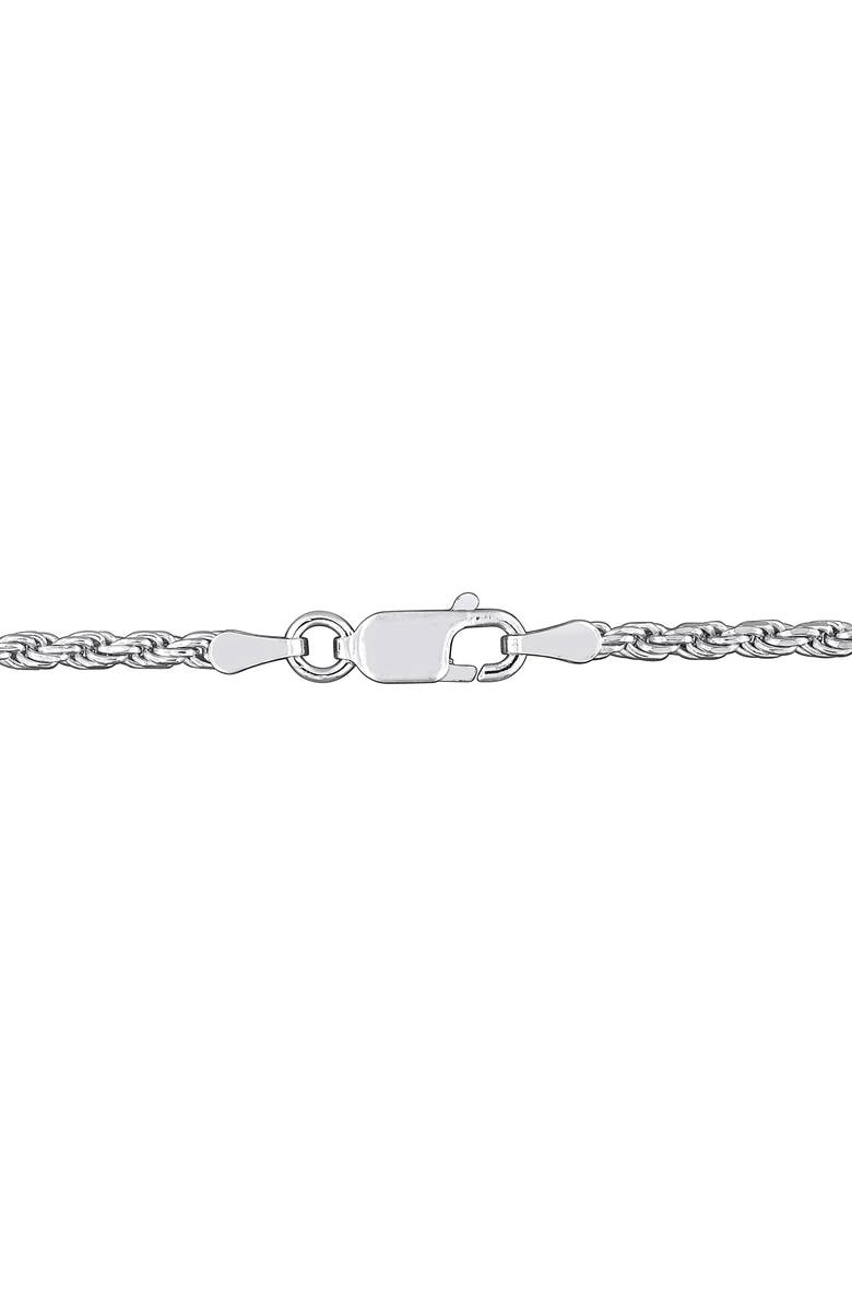 DELMAR Diamond Cut Rope Chain Bracelet, 2.40mm, Alternate, color, 