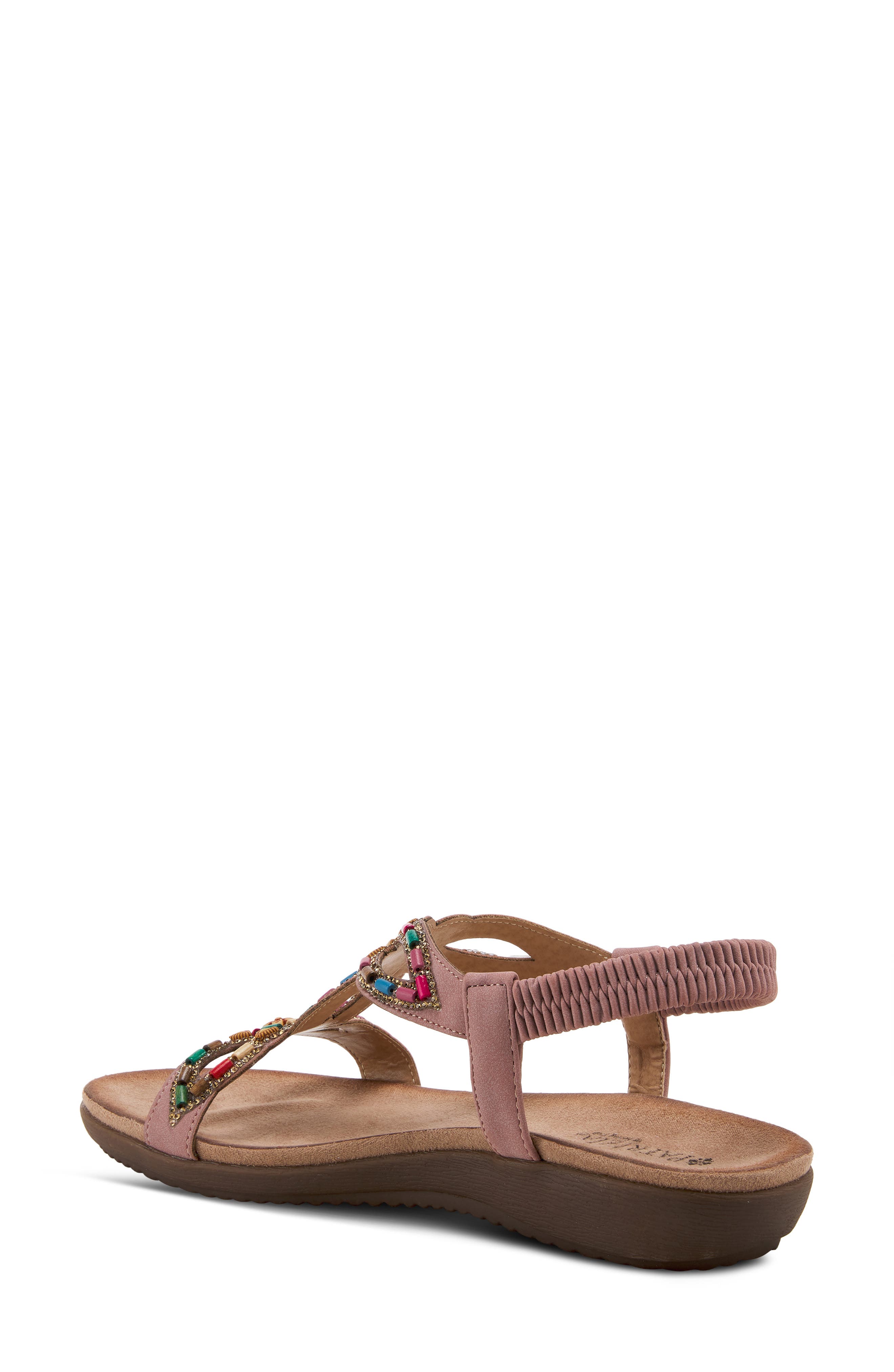 Spring Step Beaded Sandal, Alternate, color, PINK