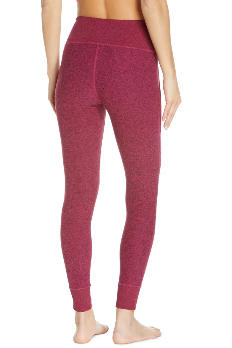 Restore Soft Pocket Leggings, Alternate, color, PURPLE CLARET