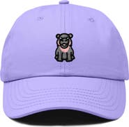 Dalix Hippo Embroidered Adjustable Hat