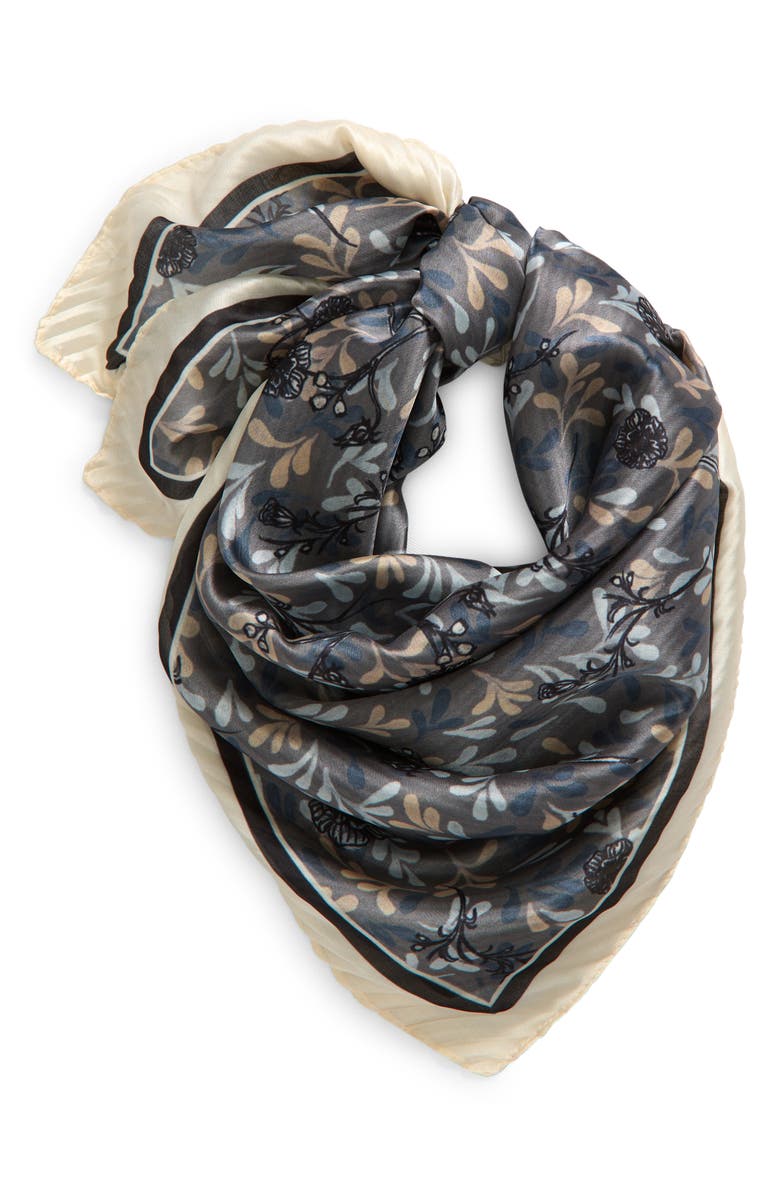 Treasure & Bond Pleated Satin Scarf, Alternate, color, 