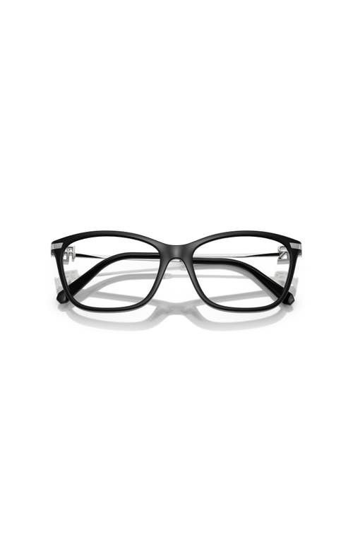 Ralph Lauren 55mm Butterfly Optical Glasses In Black