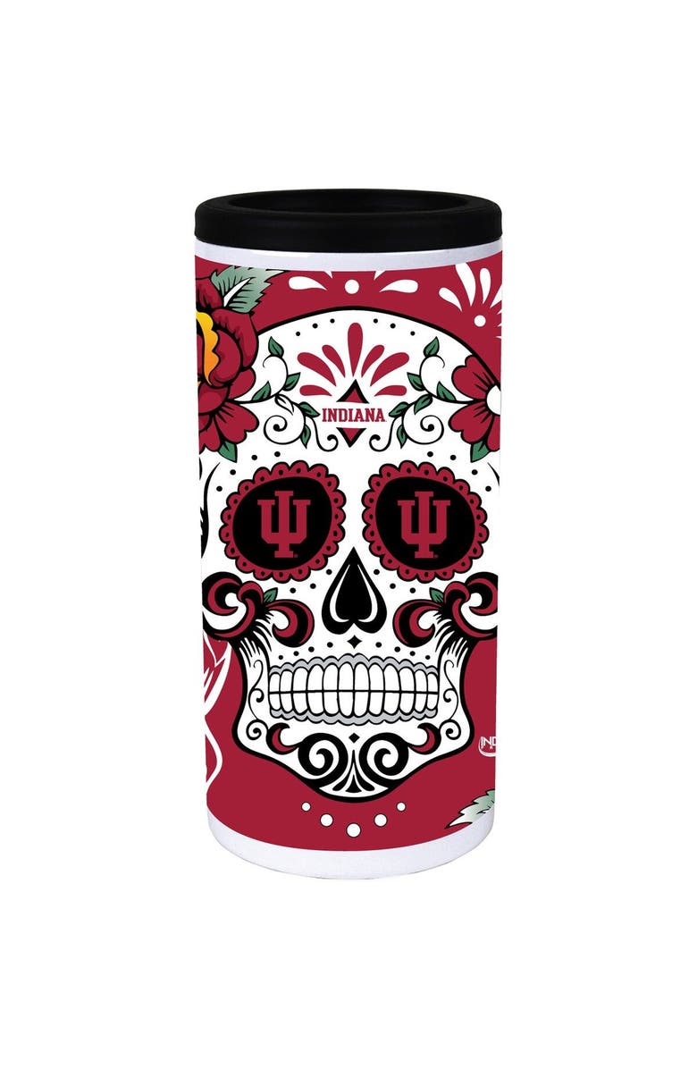INDIGO FALLS Indiana Hoosiers Dia Stainless Steel 12oz. Slim Can Cooler, Alternate, color, 