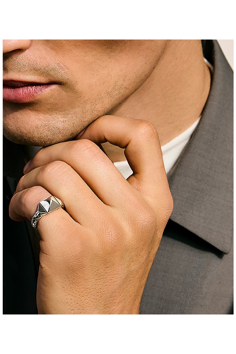 Icon Stud Ring, Alternate, color, SILVER