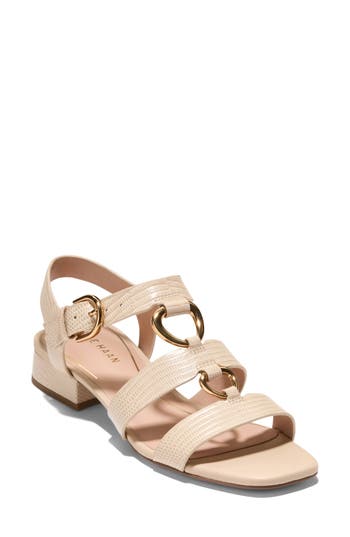 Cole Haan Lyanna Link Slingback Sandal In Neutral
