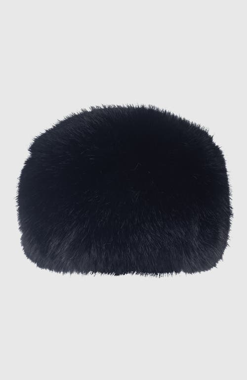 Lyla Grant Fur-free Fox (faux Fur) Hat In Black