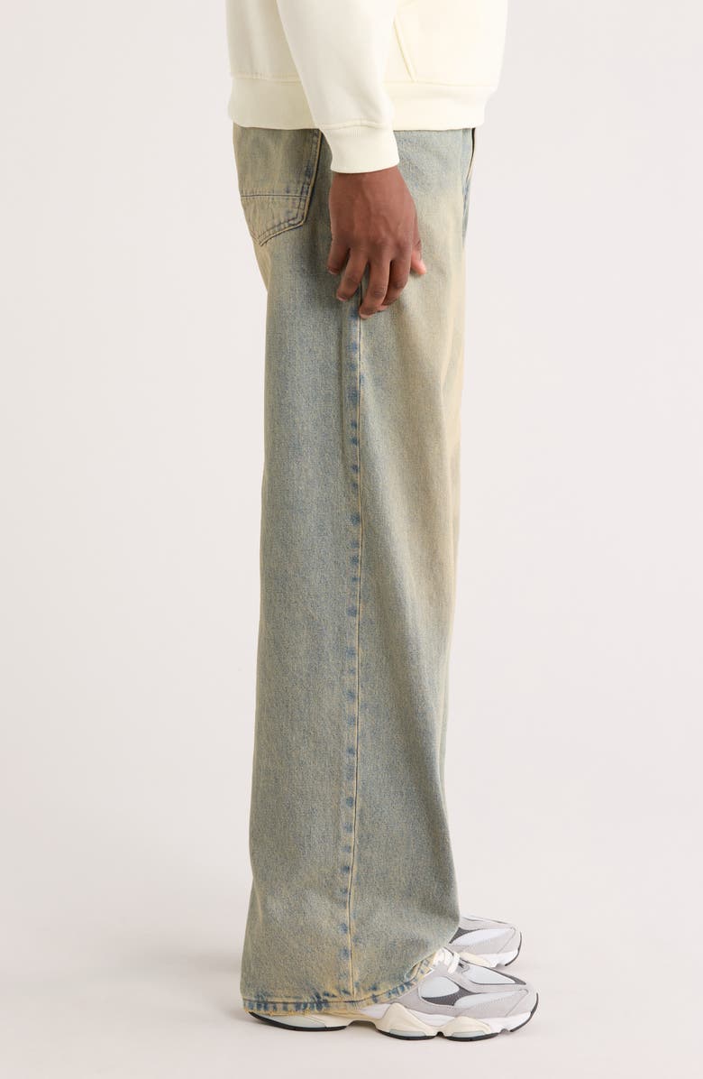 PacSun Dane II Tinted Extreme Baggy Jeans, Alternate, color, Light Indigo