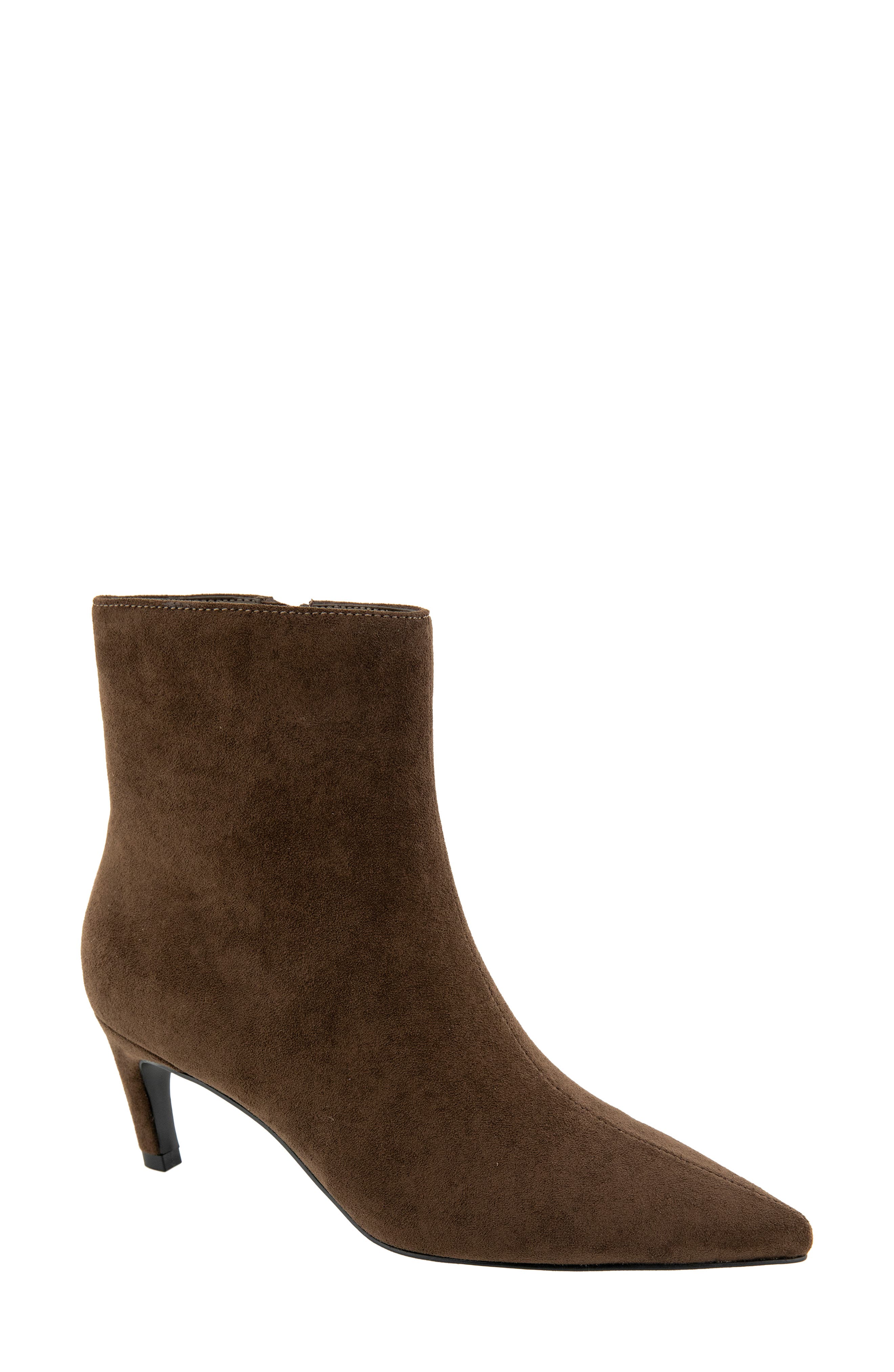 Bcbg Zera Pointed Toe Bootie In Olive