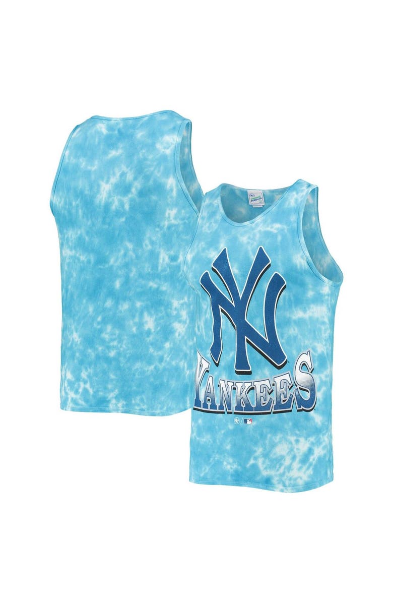 '47 Men's '47 Blue New York Yankees Big Leaguer Tubular Tie-Dye Tank Top, Main, color, 