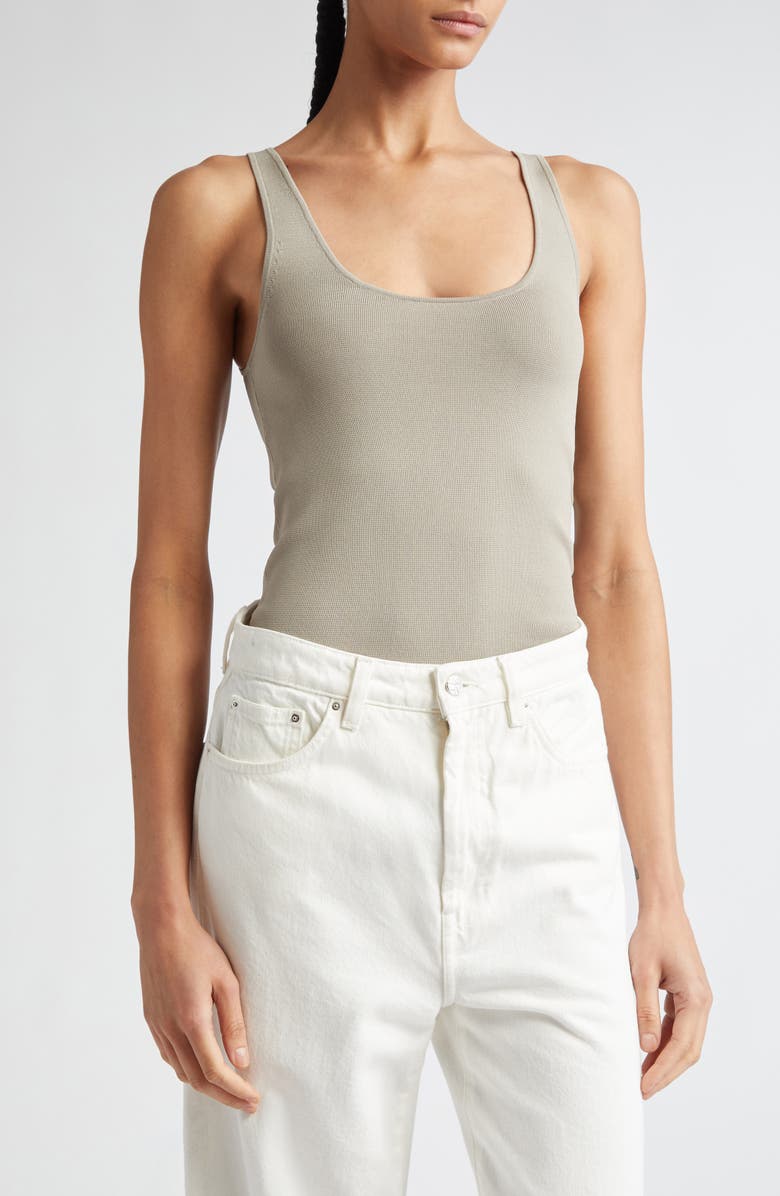 TOTEME Compact Sweater Tank, Alternate, color, Dove