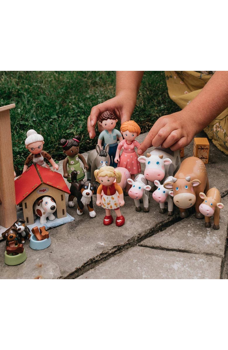 HABA Little Friends Mom Katrin - 4.5" Dollhouse Toy Doll Figure, Alternate, color, Multi