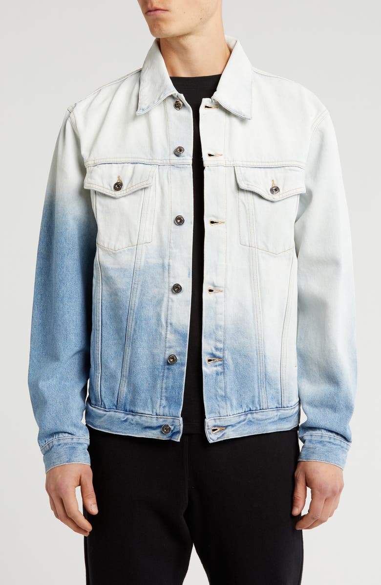 Off-White Corp Skate Denim Jacket, Main, color, 