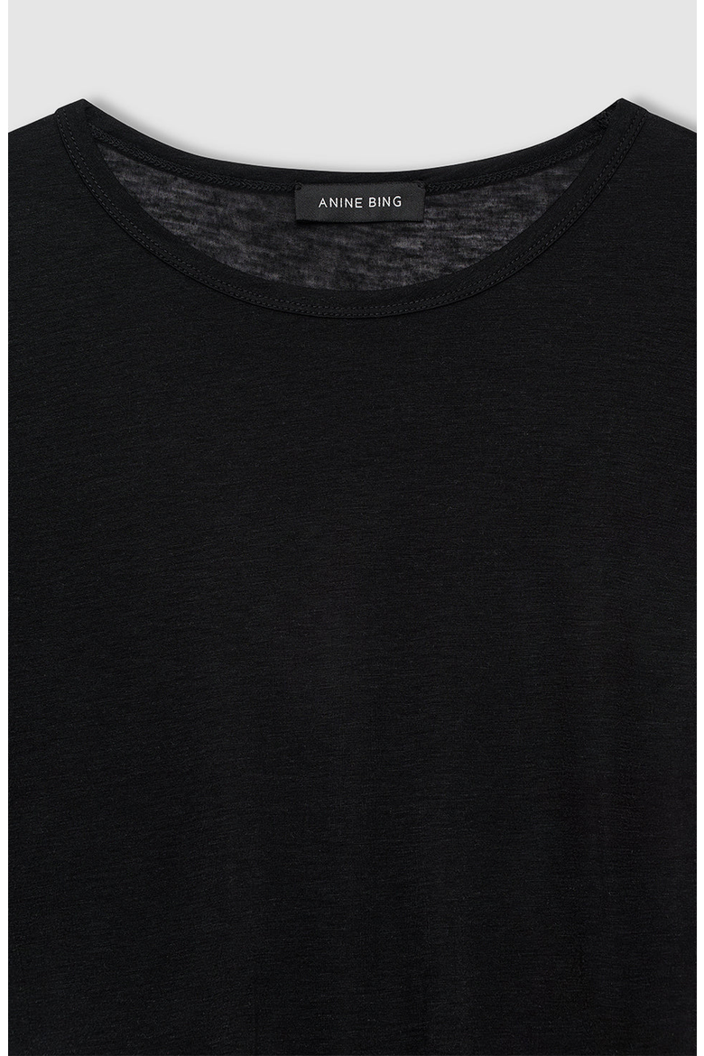 Sylvie Long Sleeve Tee, Alternate, color, Black