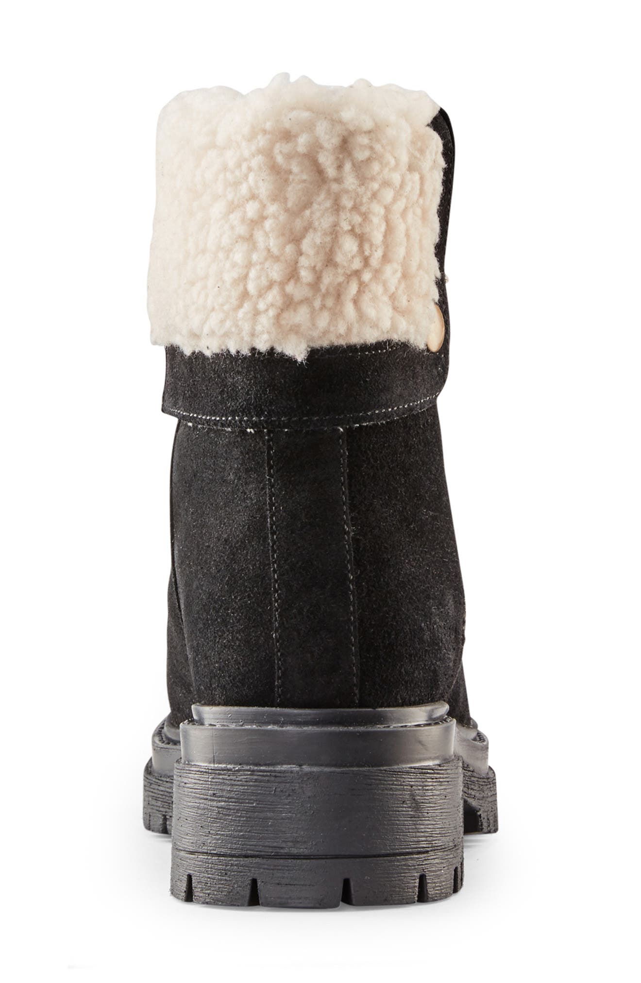 Cougar Vigo Faux Shearling Cuff Waterproof Boot, Alternate, color, 