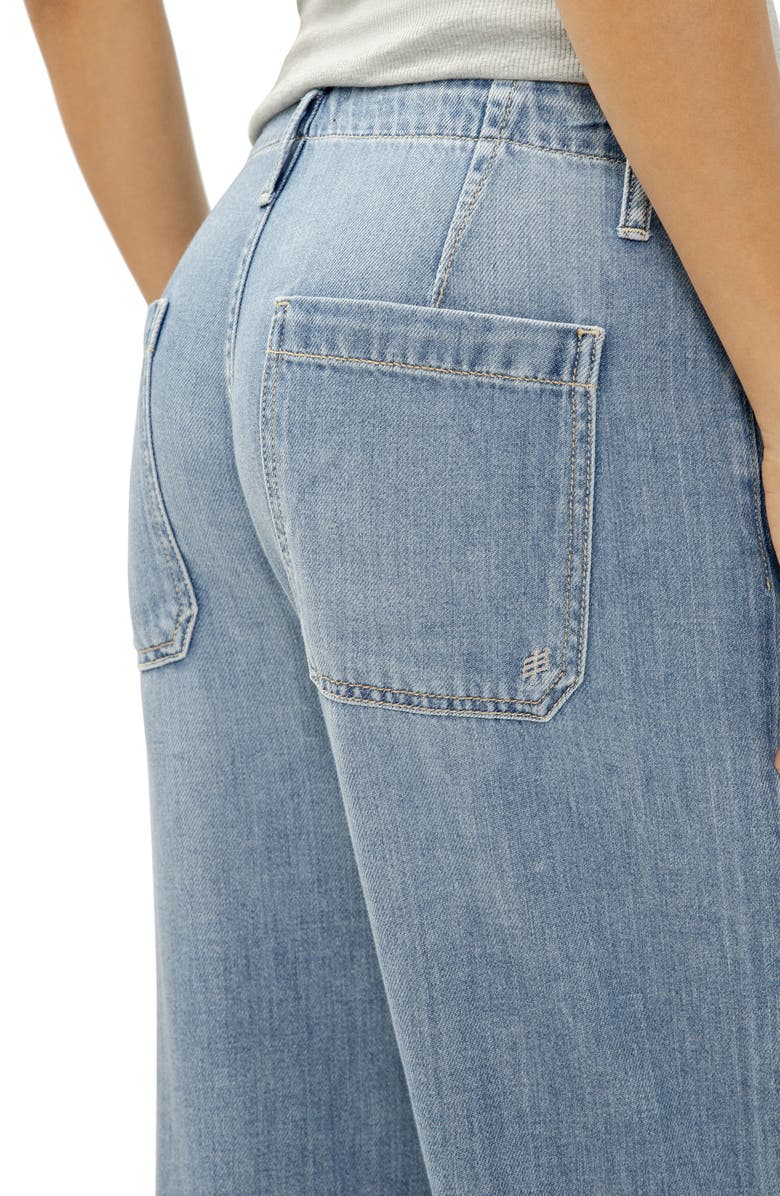 Silver Jeans Co. Beach Wide Leg Drawstring Jeans, Alternate, color, Ventura