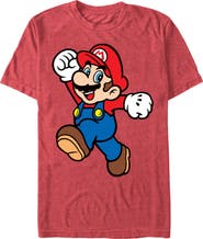 NINTENDO Men's Nintendo Mario Super Pose Graphic T-Shirt