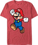 NINTENDO Men's Nintendo Mario Super Pose Graphic T-Shirt