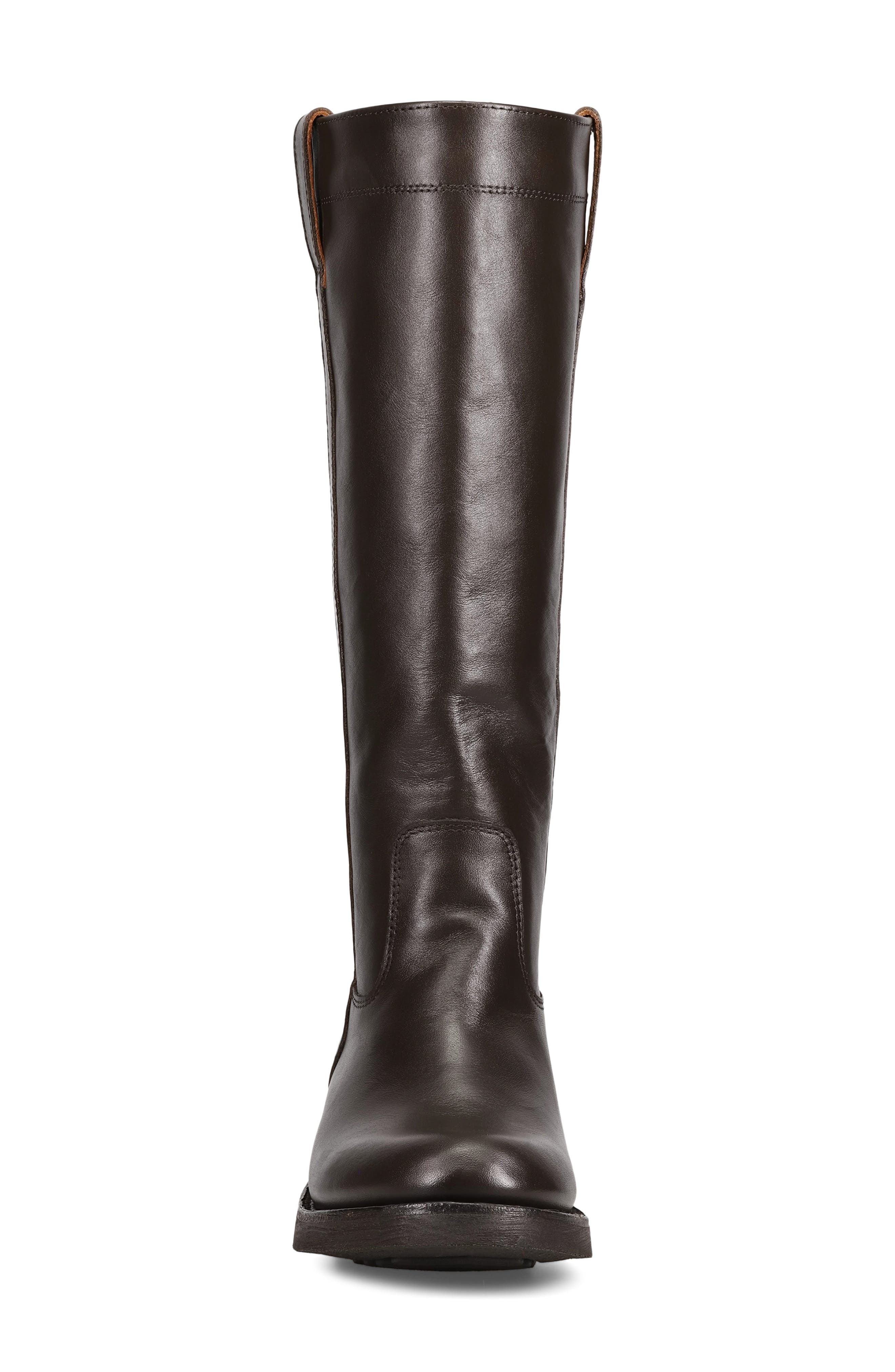 Viv Knee High Riding Boot, Alternate, color, DARK BROWN