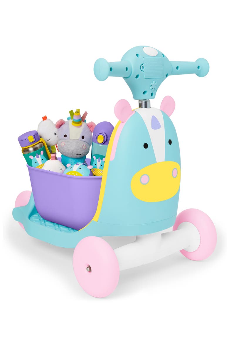 Zoo Ride-On Unicorn Toy, Alternate, color, UNICORN