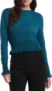 Laundry by Shelli Segal Pointelle Sweater