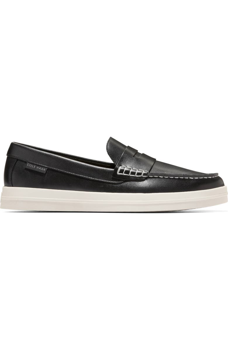 Cole Haan Nantucket Penny Loafer Sneaker, Alternate, color, Black / Ivory