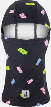 Deux par Deux Gummy Bears Brushed Jersey Reflective Stretch Balaclava