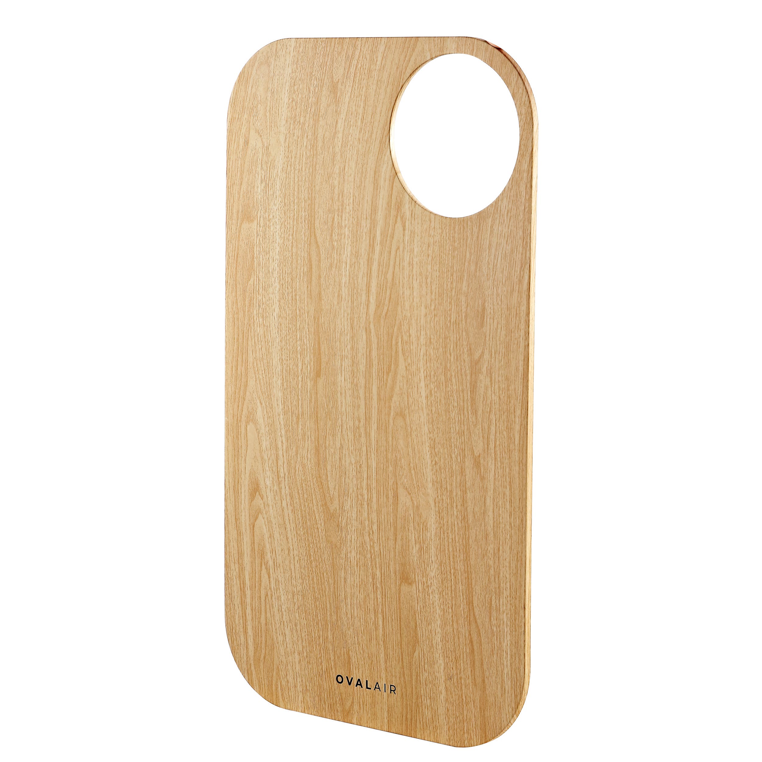 Oval Air Custom Air Purifier Face Cover in Aspen Pale Oak 