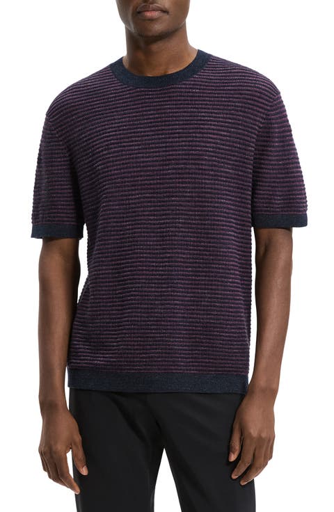 Kolben Stripe Linen & Cotton Blend T-Shirt