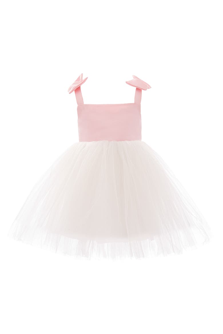 Bodice Dress with Tulle Skirt, Alternate, color, Pink