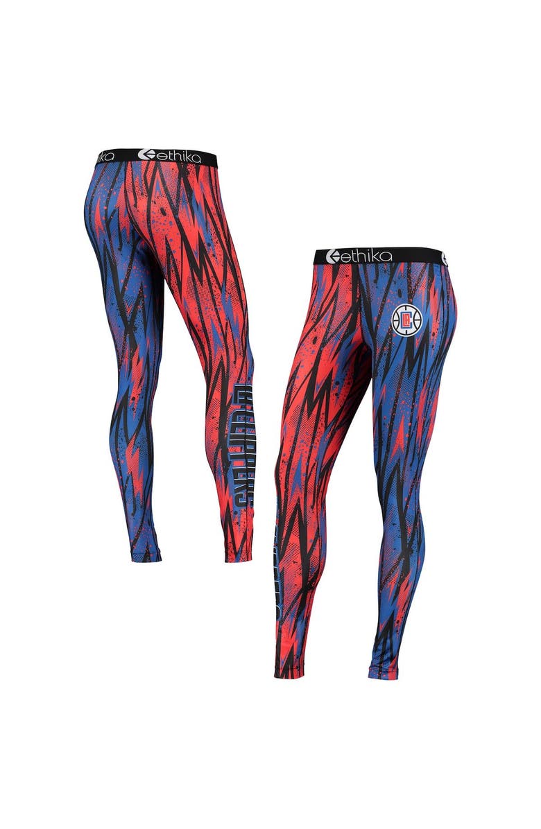 Ethika Women's Ethika Red/Royal LA Clippers Classic Leggings, Main, color, 