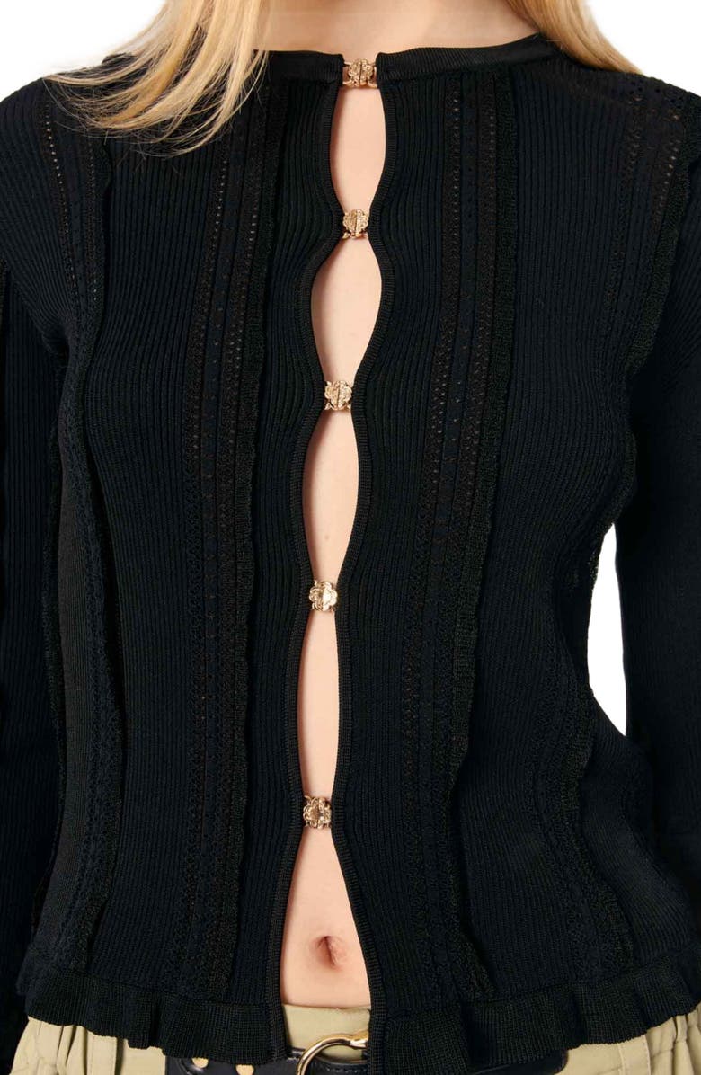 maje 2-in-1 cardigan, Alternate, color,