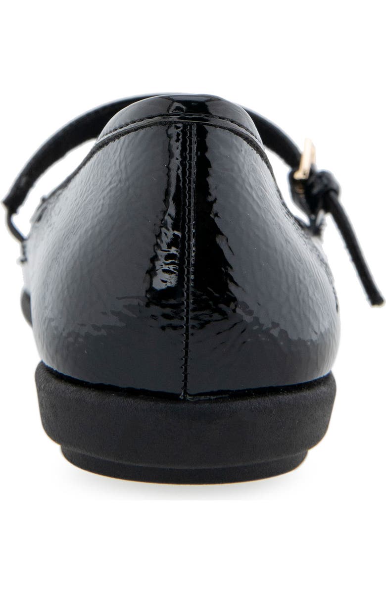 Aerosoles Baylee Mesh Mary Jane Flat, Alternate, color, Black Patent Faux Leather