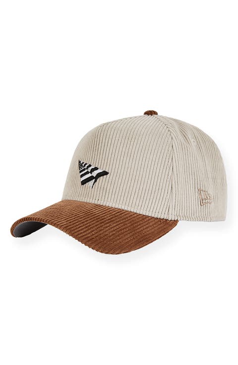 The B-Side Corduroy Paneled Cap