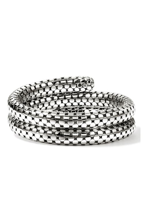 John Hardy Dot Coil Bracelet In Silver