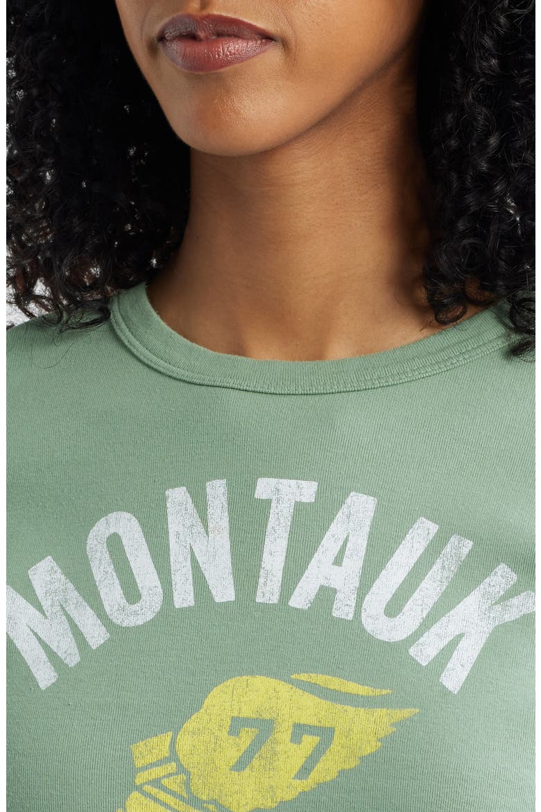 Montauk Cross Country Cotton Graphic Baby Tee, Alternate, color, PERIDOT